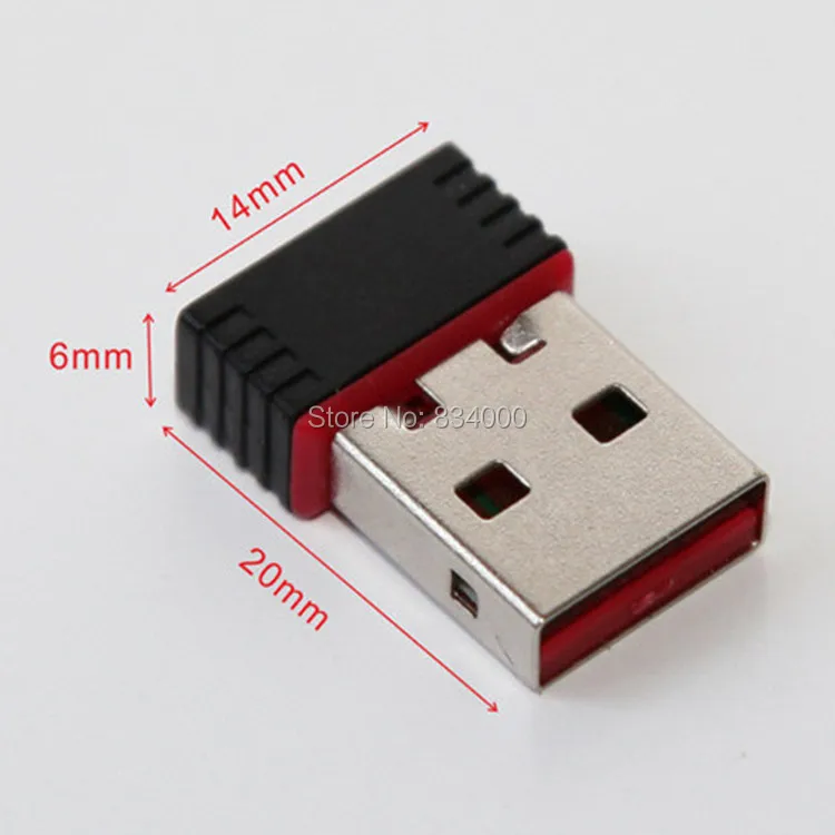 Бесплатная доставка DHL/100 шт./лот Realtek rtl8188cus USB Wi-Fi Беспроводной Адаптер 150 м сети LAN