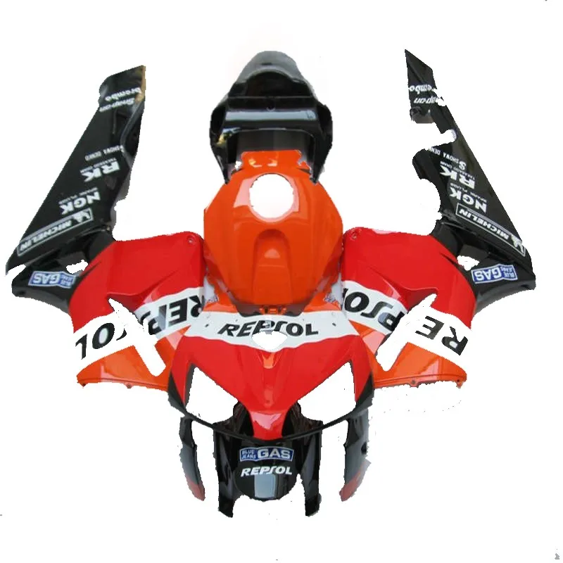 Dor Пластик литья под давлением Дорожный комплект для Honda красный черный 600RR