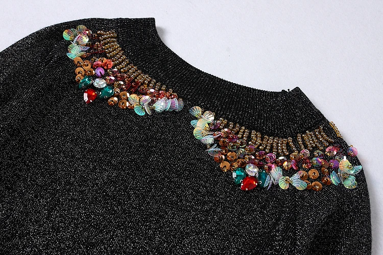 Женское трикотажное платье ALPHALMODA облегающее однотонное с длинным рукавом и