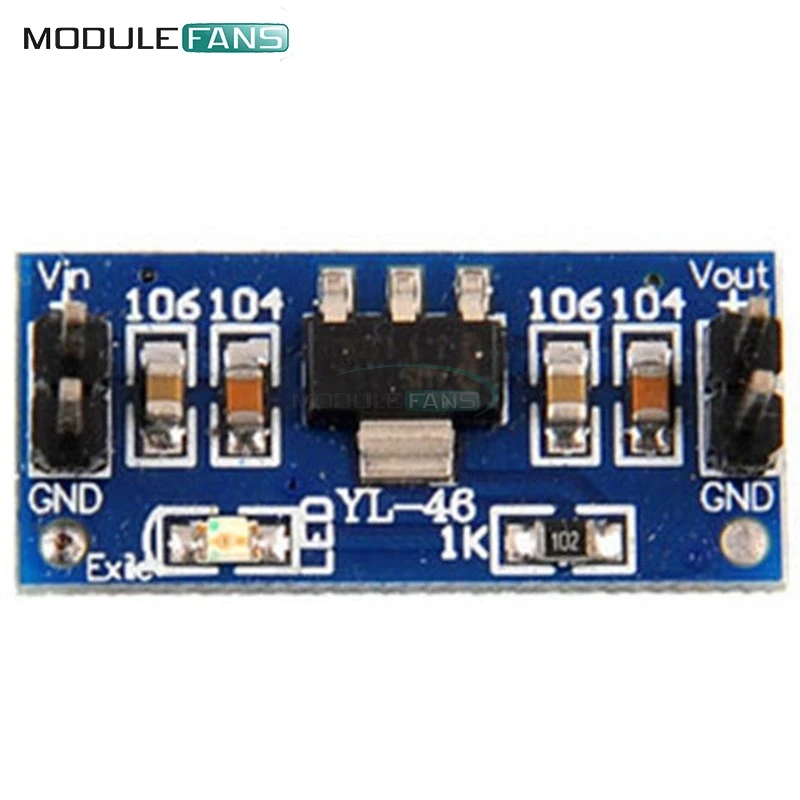 10 шт 6 12 В до 5 пост DC AMS1117 Шаг вниз Питание модуль для Arduino Raspberry pi PCB плата 5V|dc-dc step