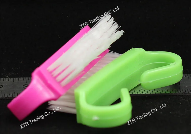 Щетка для очистки пыли 2 шт. инструмент 4 ряда x 12 колонок розовый зеленый красный