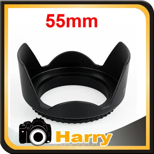 

2pcs Flower lens hood 55mm For canon for nikon 55mm DSLR Camera
