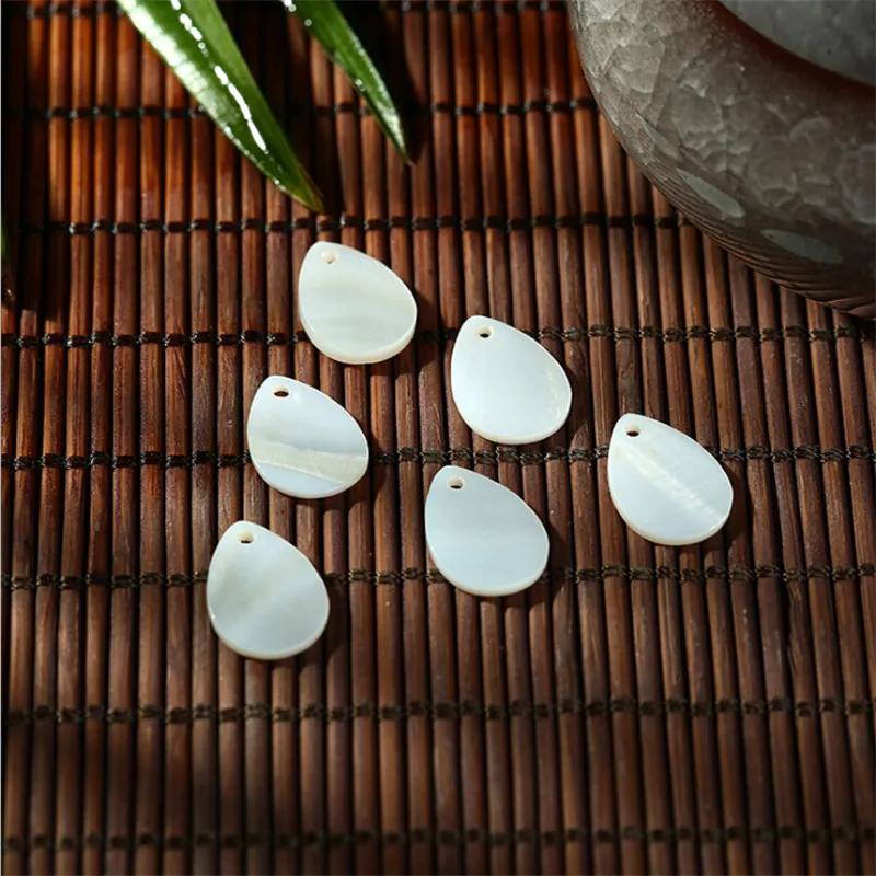 Бусины в виде ракушек 9 х13 мм 10 шт./лот|beads white|heart beadsdiy beads |