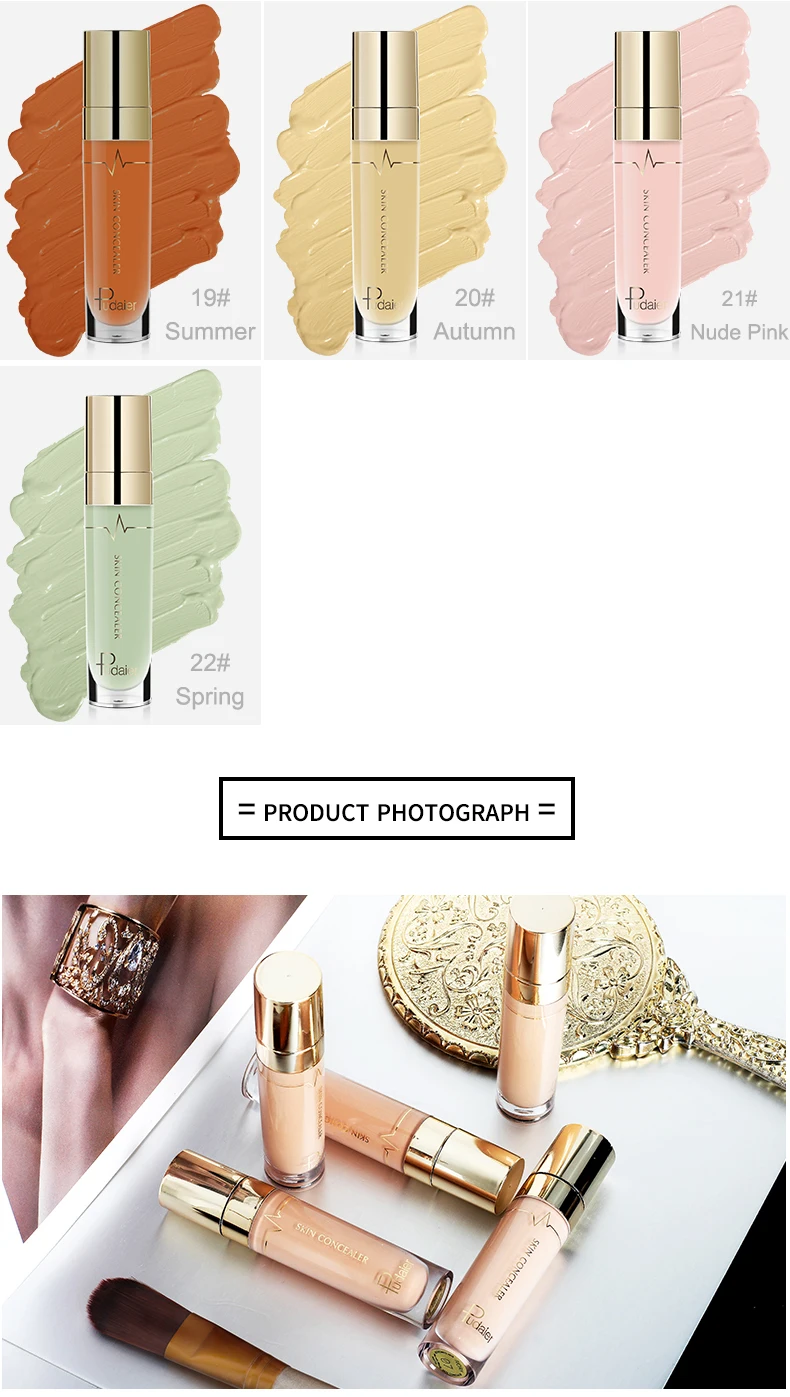 Pudaier 22 цвета консилер для лица основа для макияжа полное покрытие жидкий отбеливающий консилер праймер водостойкий BB крем