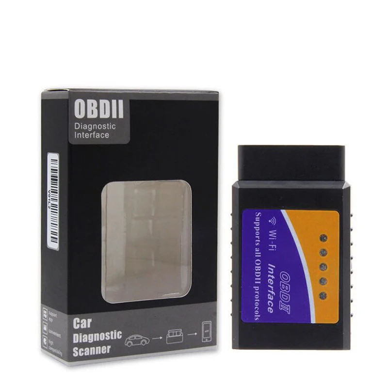 Автомобильный сканер ошибок obdii считыватель кодов ELM327 Wi Fi V1.5 OBD2 беспроводной