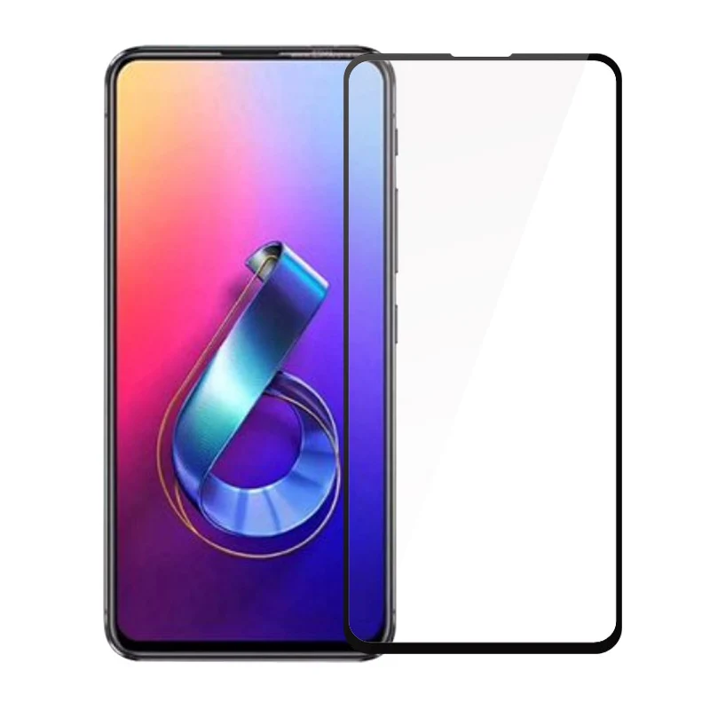 

Закаленное стекло полное покрытие защитная пленка защитный экран для ASUS ZenFone 6 2019 ZS630KL