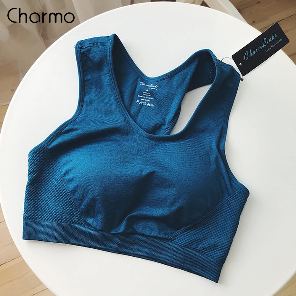Женский спортивный бюстгальтер Charmo среднего размера для фитнеса йоги бега и