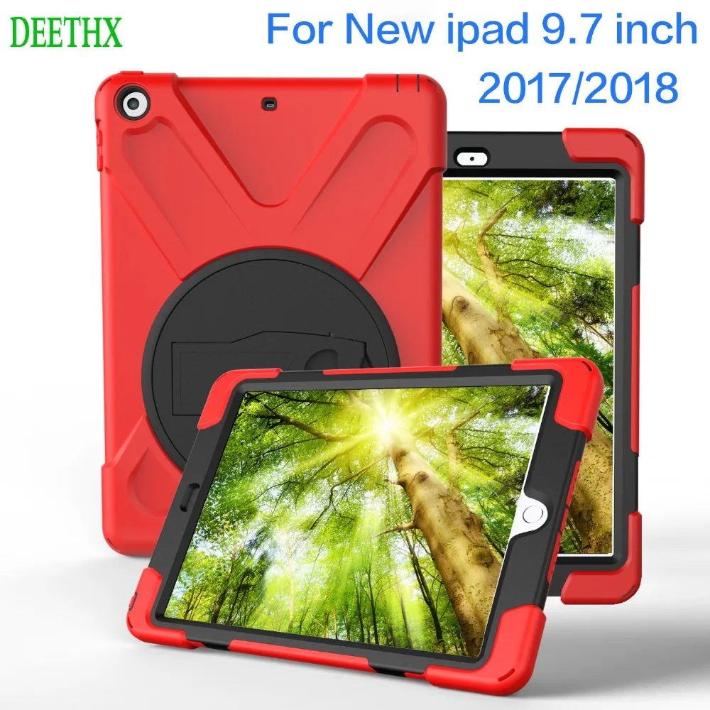 Для нового iPad 9 7 дюйма 2017 2018 модель для детей противоударный Гибридный резиновый