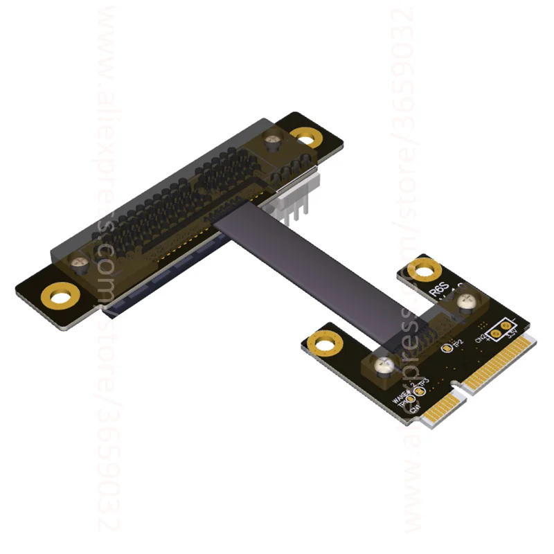Riser PCIe 4x PCI E x4 к Mini половинный mPCIe adapter Card налокотник Gen3.0 кабель 32 Гбит/с 4