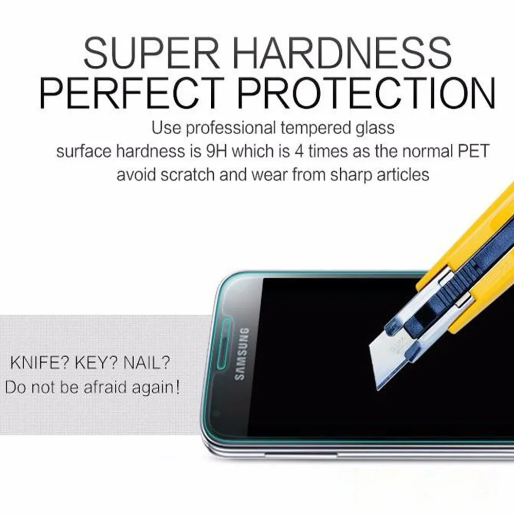 HD экран протектор для samsung Galaxy S3 S4 S5 S6 A3 A5 J3 J5 Grand Prime защитное закаленное стекло