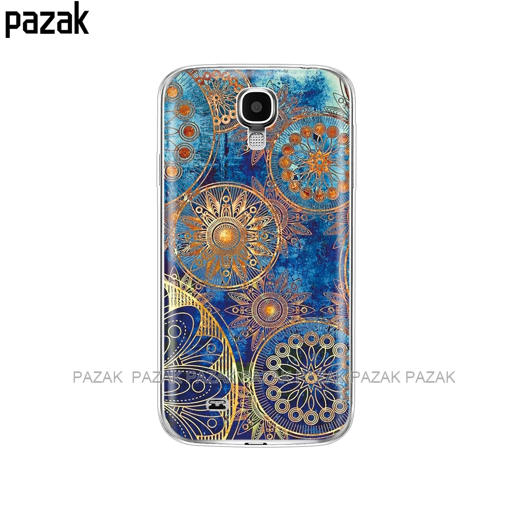 Silicone Soft Case For Samsung Galaxy S4 i9500 TPU Cover For Samsung S4 Phone shell da Hoesje Protective For S 4 phone shell - Цвет: 34335