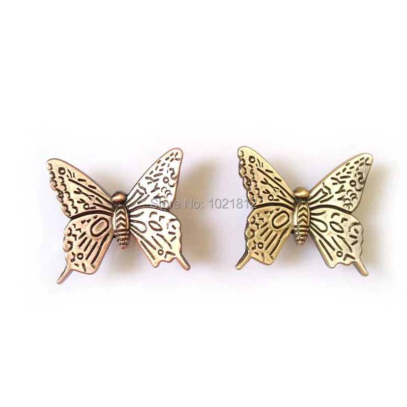 Ручка-бабочка для шкафа из античной бронзы меди | Обустройство дома