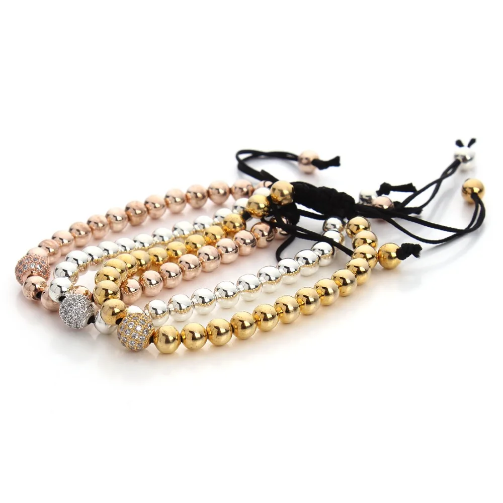 Rose Gold Natural Stone Lava Healing Balance Beads Bracelet for Handmade Fashion Women Yoga Jewelry Bileklik | Украшения и