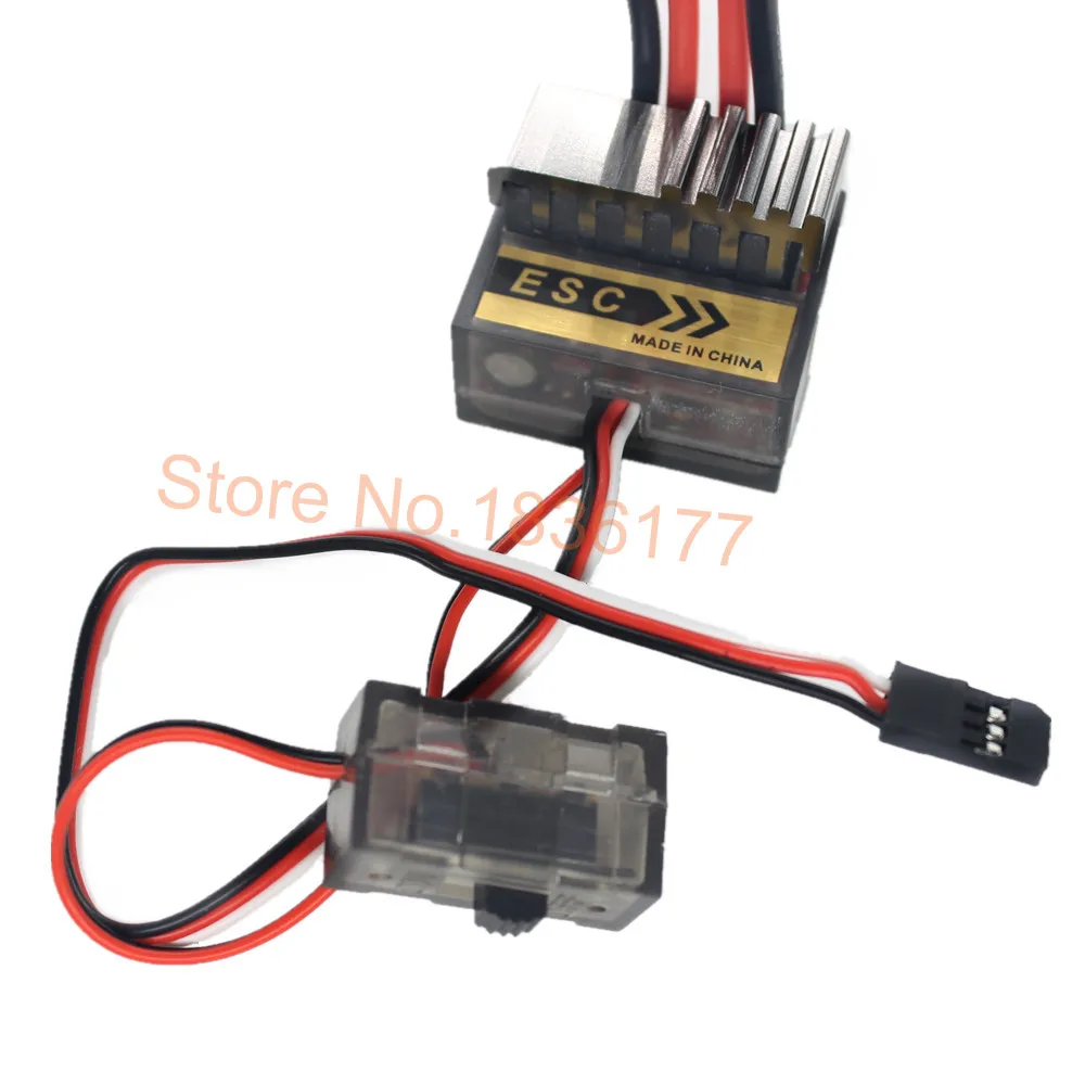 5 шт. щеточный контроллер скорости с щеточкой 320A ESC обратным тормозом RC HSP 1/10 1/8