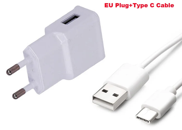 

Адаптер для зарядного устройства 2A EU US + USB-кабель типа C для Huawei Mate 9 Pro, для Xiaomi Mi 6/Mi 6 Plus/Mi Note 2,Redmi Note 5