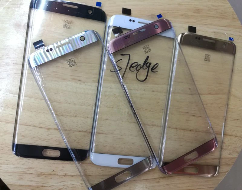 Оригинальный S7EDGE передняя внешняя стеклянная крышка объектива Замена для Galaxy S7