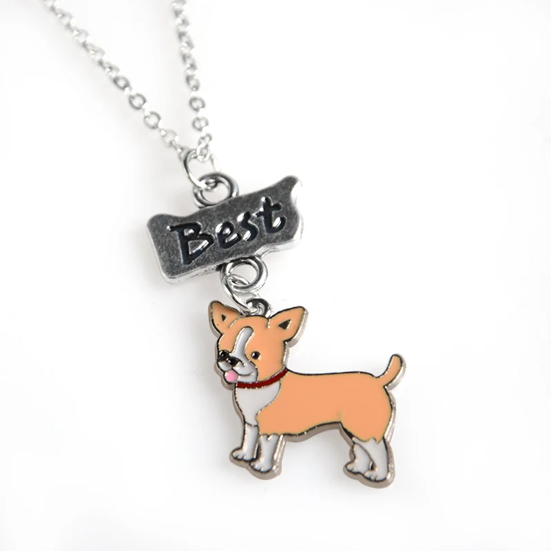 2 шт./компл. ювелирные изделия колье для друзей и чихуахуа женское колье|necklace
