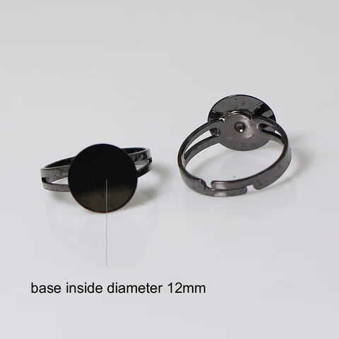 Медные кабошоны Beadsnice, основа диаметром 15 мм, без никеля, без свинца, для кольца поделки, ID949