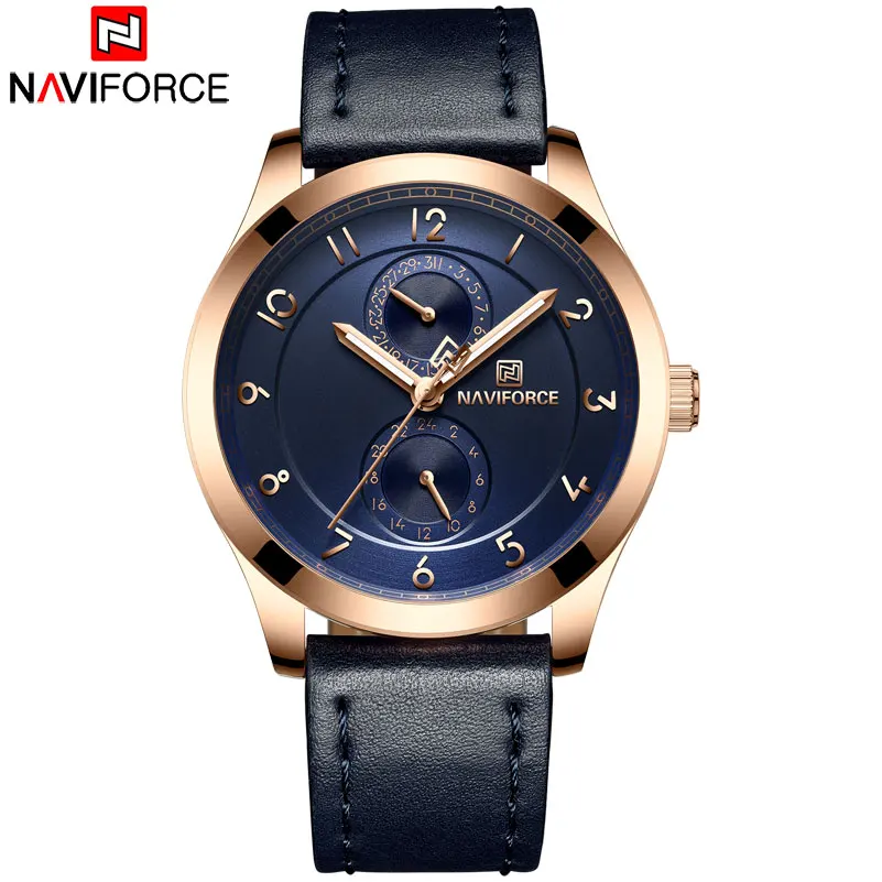 NAVIFORCE 2018 новые китайские Брендовые мужские часы Роскошные спортивные кварцевые