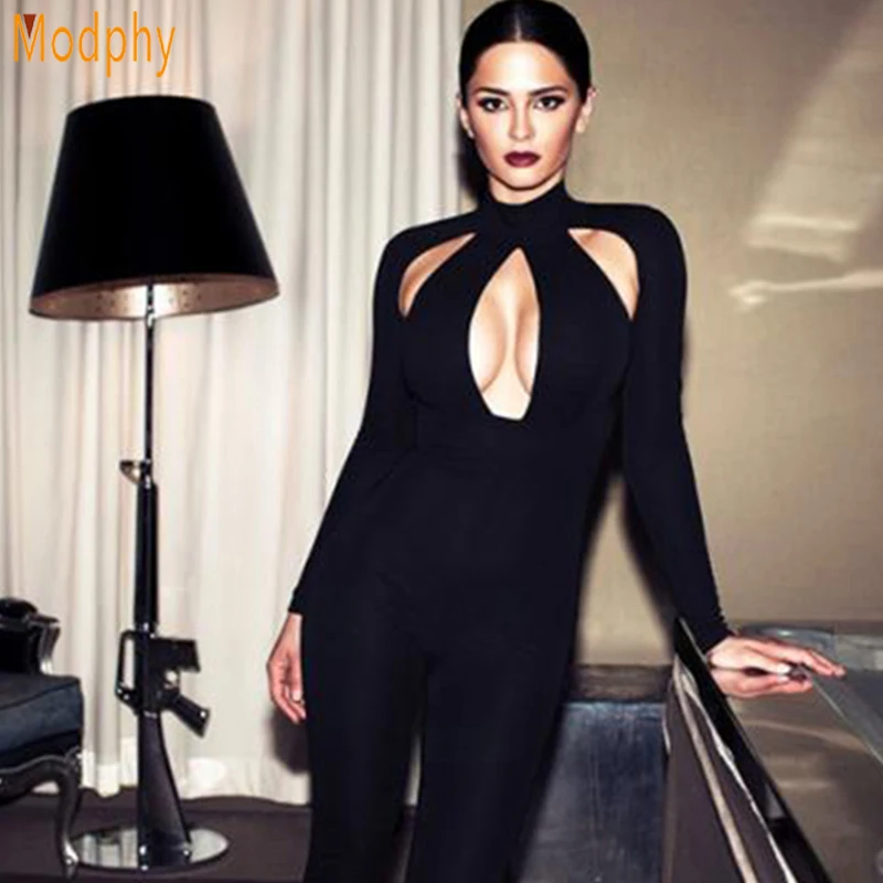 2018 новые модные женские пикантные выдалбливают полный с длинными рукавами