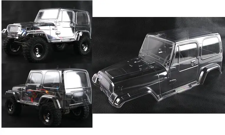 Jeep Wrangler Unlimited Rubicon прозрачный корпус 12 8 дюйма (324 мм) колесная база для aRAXXAS TRX 4 Proline