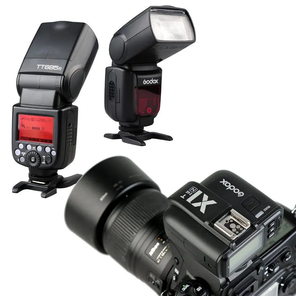 Беспроводной передатчик Godox X1N TTL 2 4G + комплект приемников 3 шт. для Nikon D800 D3X D3 D2X D2H D1H