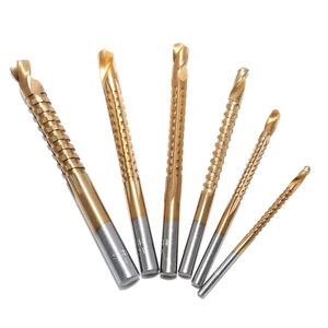 Набор сверл конусных из быстрорежущей стали и титана, 6 шт.