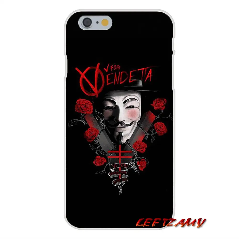 Аксессуары чехлы для телефонов Чехлы iPhone X XR XS MAX 4 4S 5 5S 5C SE 6 6S 7 8 Plus ipod touch V Vendetta cd