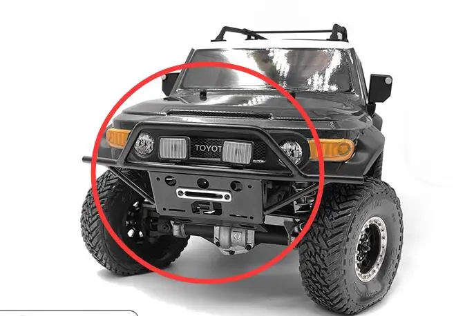 Металлический передний бампер CChand со светодиодной лампой лебедка HPI RacingTUBE FJ cruiser