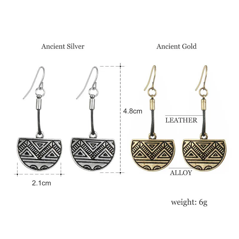 Серьги подвески женские кожаные в этническом стиле|jewelry cuff-links|jewelry anchoraccessories outlet |