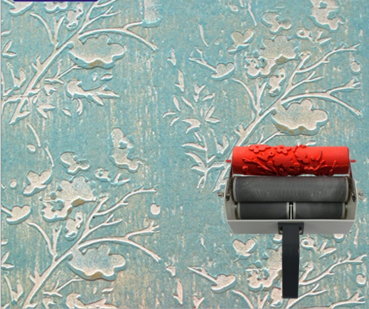 Настенный печати пресс форма 7 дюймов с поддерживающим роликом для отделки стен