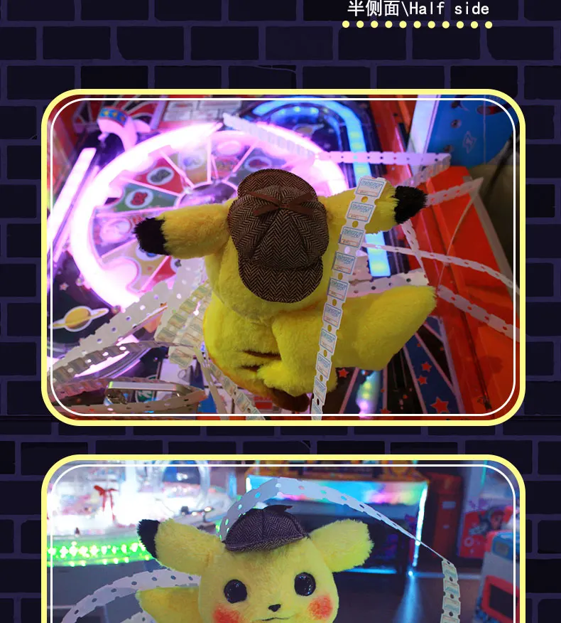 Детектива Пикачу плюшевая игрушка высокого качества милые Jigglypuff Charmander Mewtwo аниме куклы для детей детские подарки на день рождения