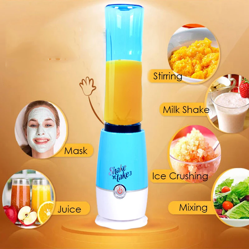 Shake n take мини соковыжималка портативный ручной Электрический экстрактор сока