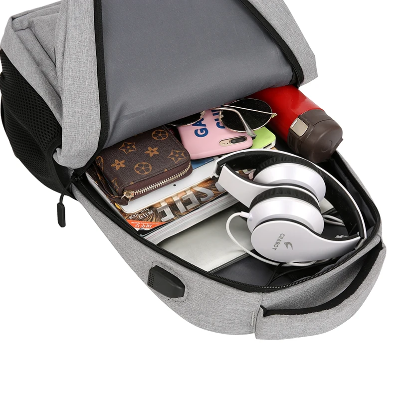 Gaoge рюкзак для мужчин сумки Mochila Mujer зарядка через usb школьные ранцы подростков