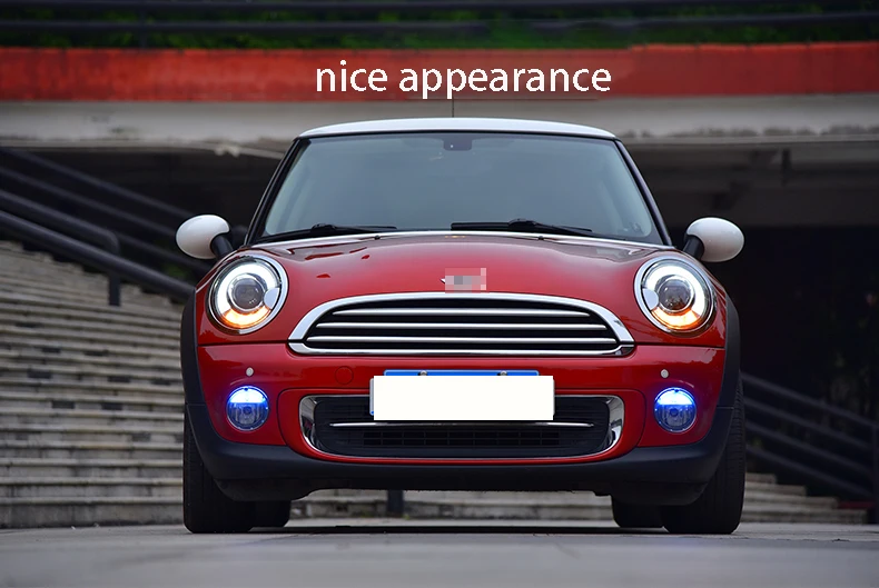 Для BMW Mini Cooper Clubman R55 R56 R57 светодиодный фары фара в сборе 2007-2013 год | Автомобили и