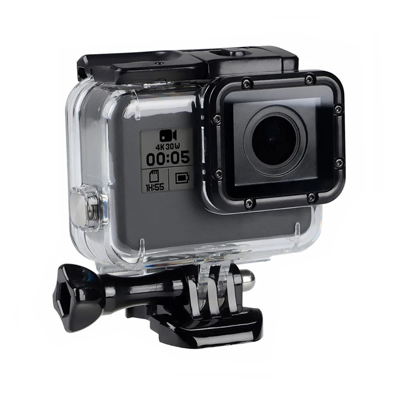 40 м подводный водонепроницаемый чехол для GoPro Hero 6 5 7 Черный Защитный чехол для дайвинга крепление для Go Pro 6 5 7 аксессуар