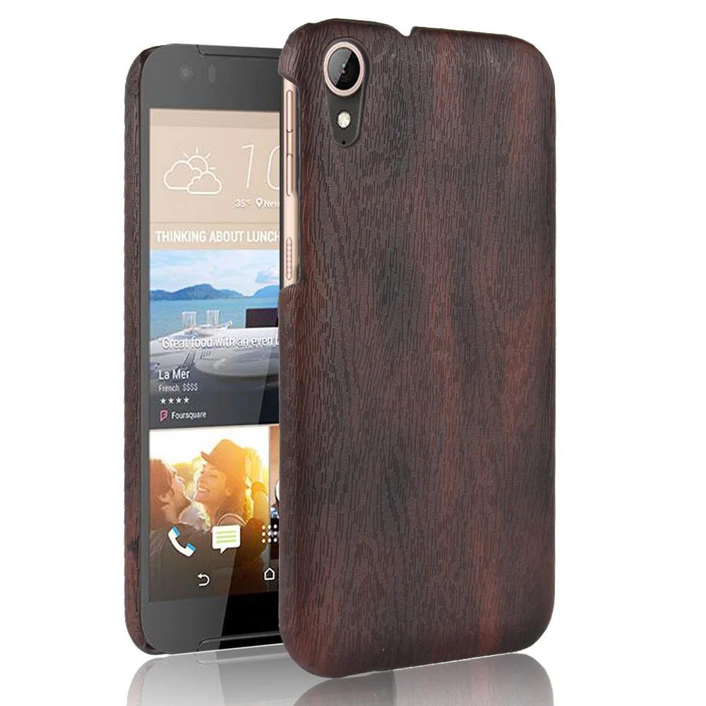 Для HTC 830 чехол для телефона 5 дюймов бампер PC пластик PU кожаный Desire деревянные