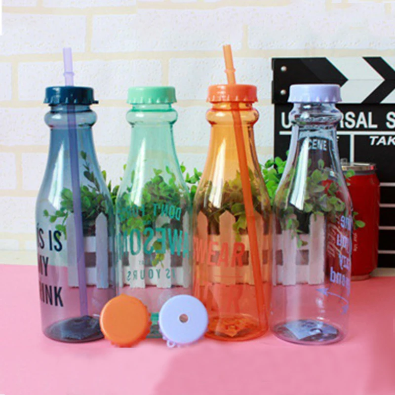 650 мл модная бутылка для воды высококачественный пластиковый портативный с