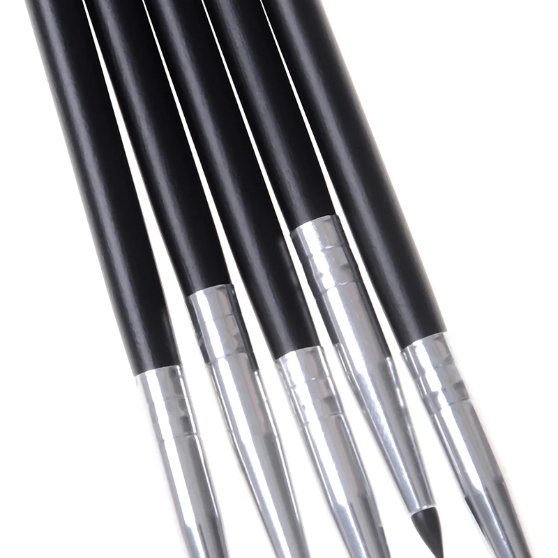 5pcs Dental Resin Brush Pens Shaping Silicone Tooth Tool Porcelain Teeth Dentist Tools For Adhesive Composite Cement Hot | Красота и