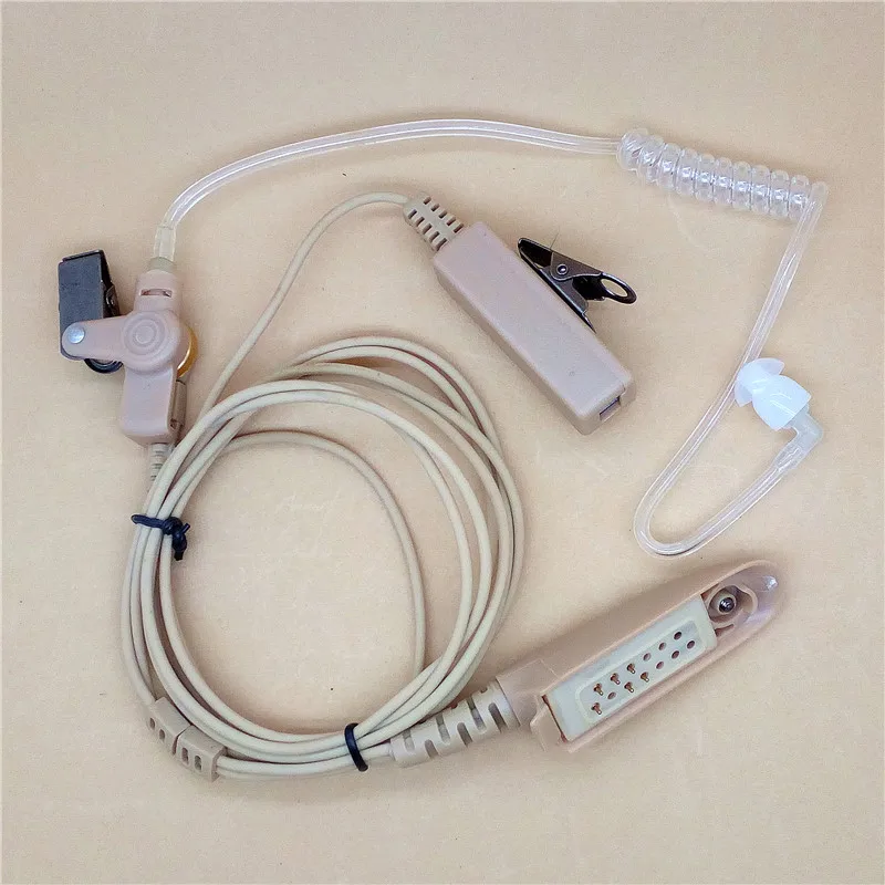 Кофейно коричневый акустический воздушный трубчатый наушник гарнитура для Motorola