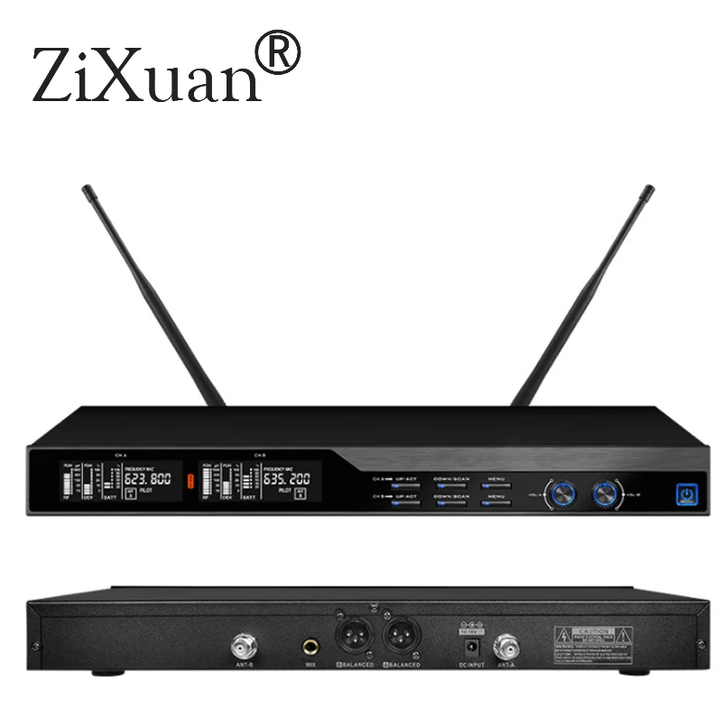 구매 2019 새로운 전문 SKM9000 UHF 무선 마이크 시스템, 무대 회의 가라오케 연설 등