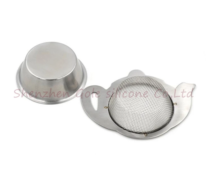 Stainless Steel Tea Strainer with Handle Mesh Infuser Container Holder for Teapot Mugs Cups Loose Brewing Tools 100pcs | Дом и сад