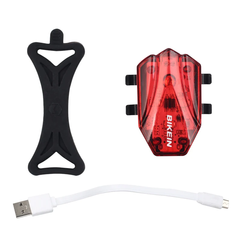 BIKEIN COB велосипедный задний фонарь Водонепроницаемый Led USB Перезаряжаемый горный