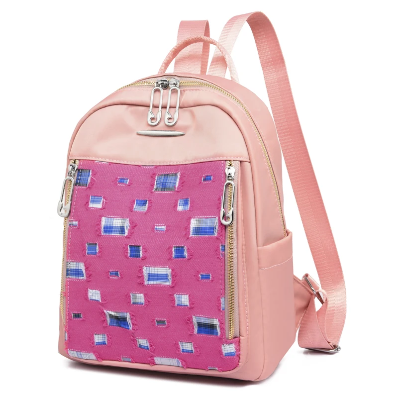Mochila mujer Модный водонепроницаемый рюкзак из ткани Оксфорд + джинсы женский damen sac a