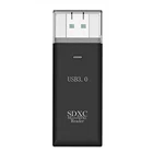 Высокоскоростной 2 в 1 USB 3,0 Micro SD SDXC TF T-Flash кардридер адаптер