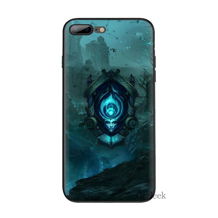 Чехол для телефона League Of Legends Game цветной рисунок iPhone 6 6S 5 5S SE XR X XS MAX 8 7