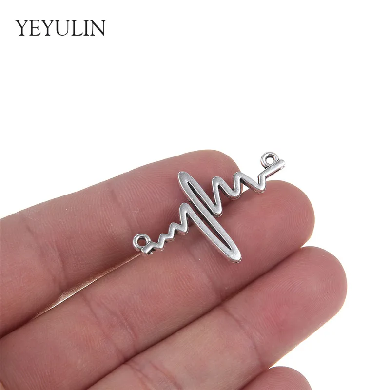 10 шт. посеребренные соединители для рукоделия|connectors for jewelry|connectors jewelry makingconnector charms