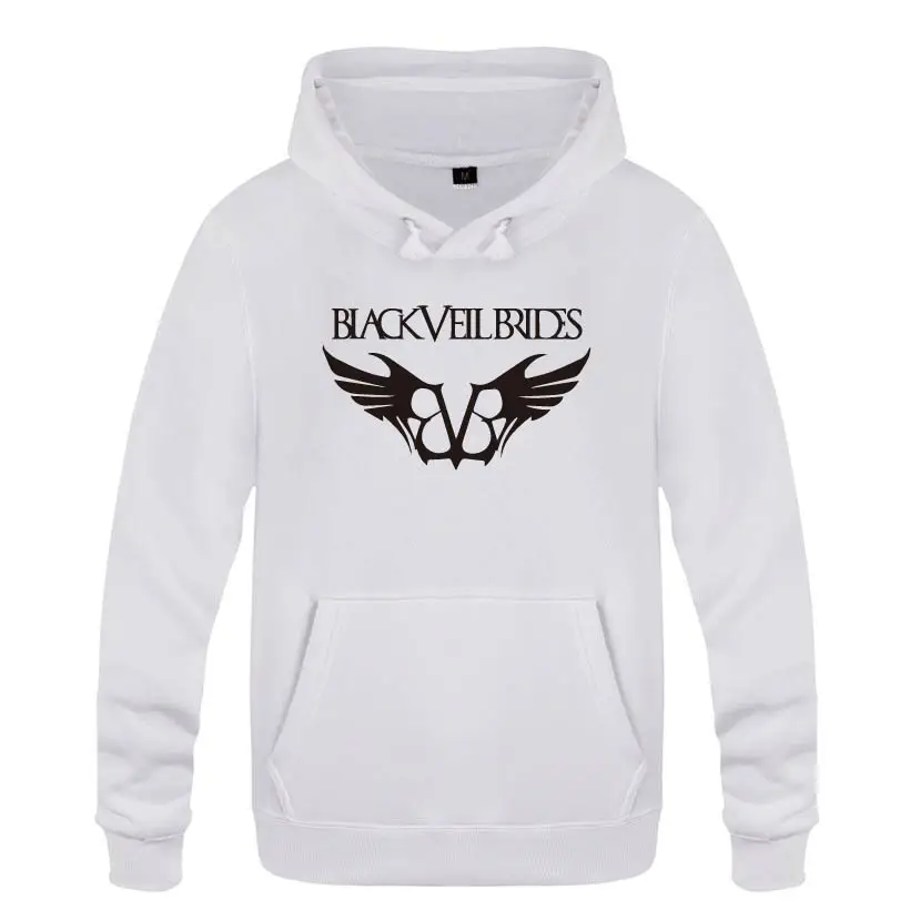 Black Veil Brides Rock Music Sweatshirts Men 2018 Mens Hooded Fleece Pullover Hoodies | Мужская одежда