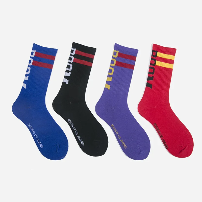 Новинка модные носки для девочек Calcetines Mujer классические в полоску влюбленных