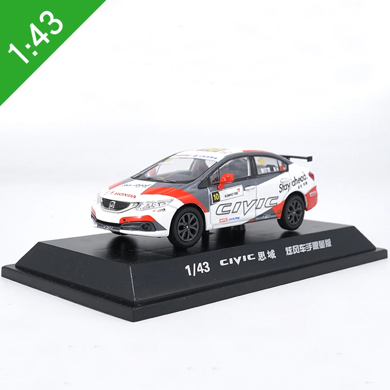 Оригинальная коробка масштаб 1:43 Honda Civic Модель гоночного автомобиля из сплава